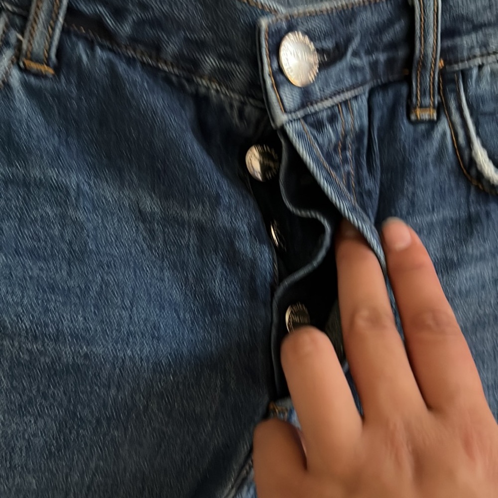 Current Elliot Button Fly Straight Leg Denim - image 3